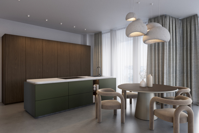  3D návrhy interiéru / Apartmán Eurovea Tower - foto